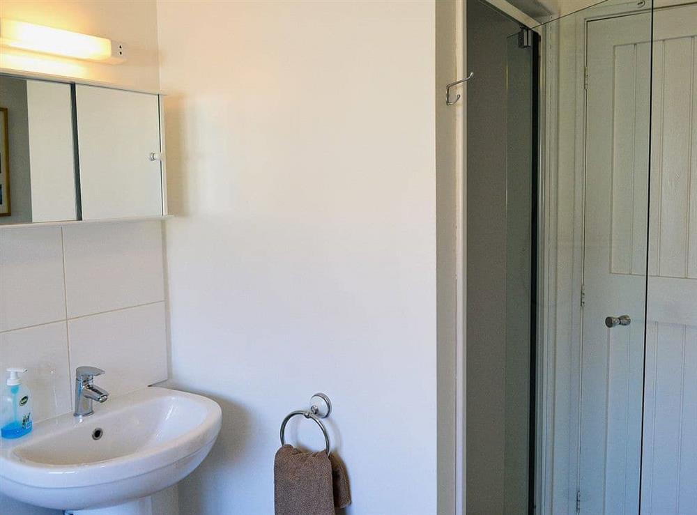 Bathroom with separate shower cubicle at The Smithy in Bodsham, Nr Canterbury., Kent
