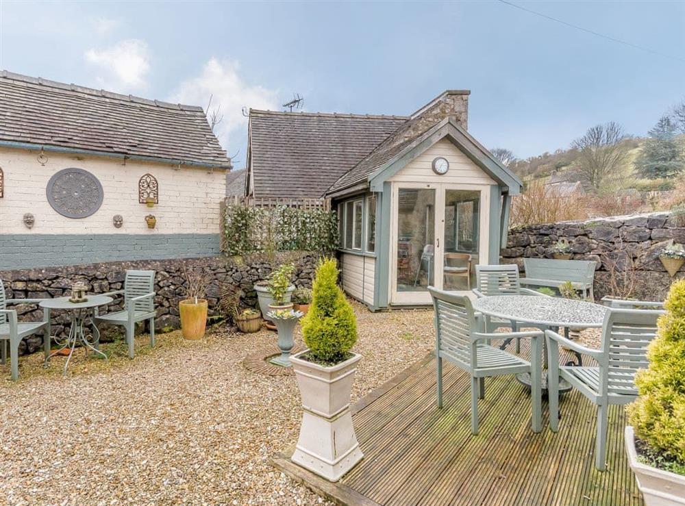 Great outdoor space at The Smithy in Brassington, Nr. Matlock, Derbyshire