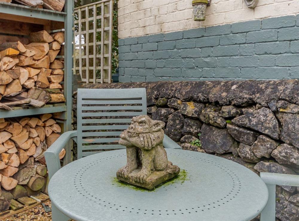Sitting out area at The Smithy in Brassington, Nr. Matlock, Derbyshire
