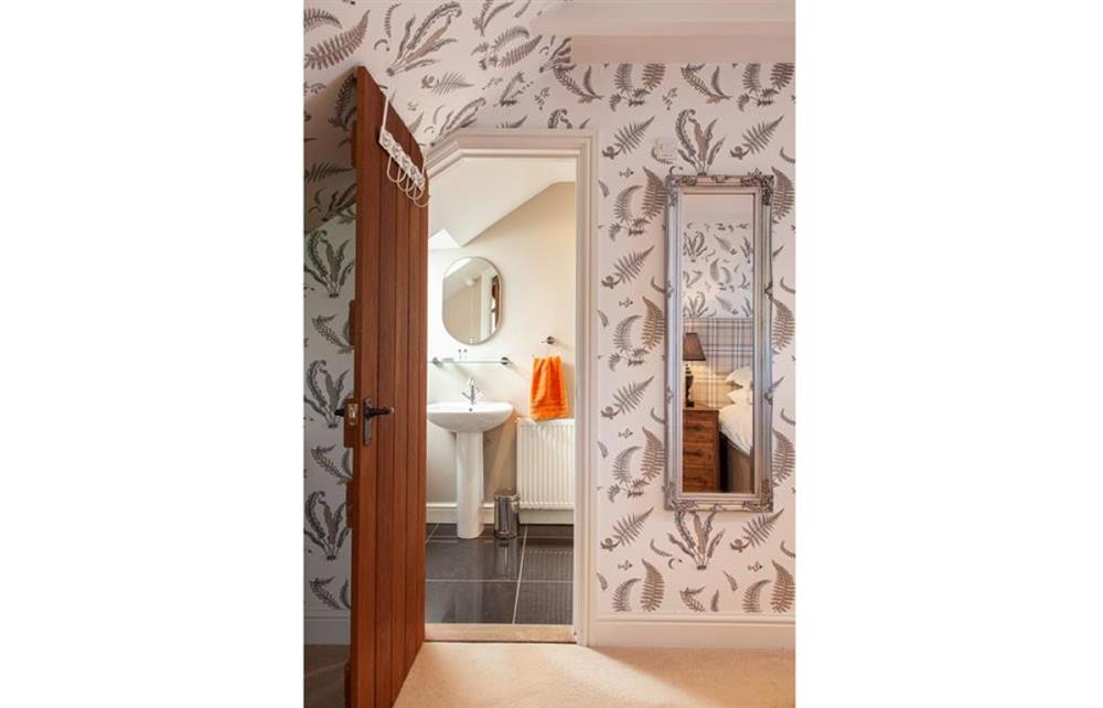 En-Suite shower room off master bedroom at The Smithy in Cardinham