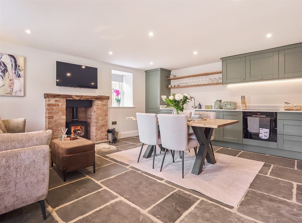 Open plan living space (photo 3) at The Smithy in Dacre Banks, near Pateley Bridge, North Yorkshire