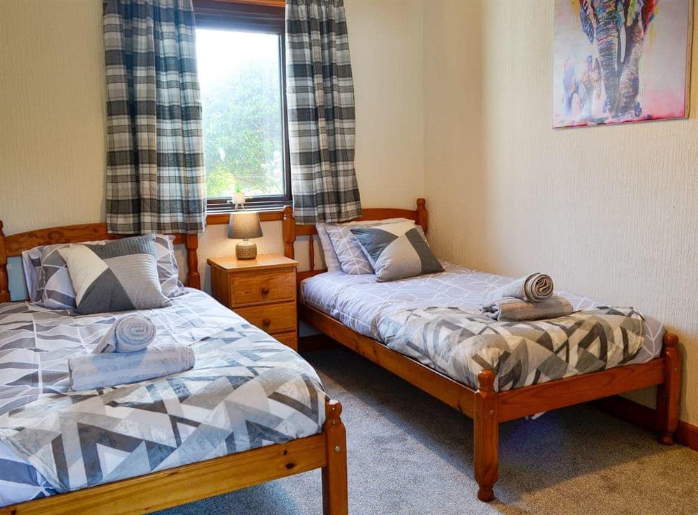 Twin bedroom at The Smithy of Longcastle in Whauphill, Dumfries and Galloway, Wigtownshire