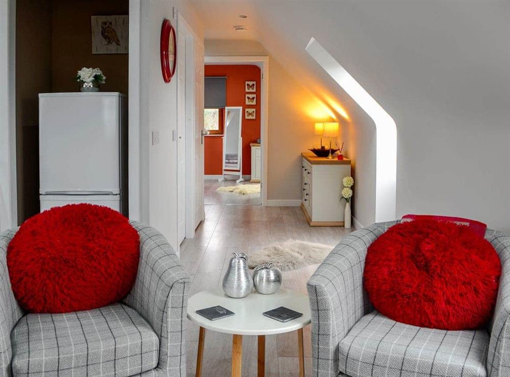 Comfy living area at The Snug in Blackridge, near Edinburgh, West Lothian