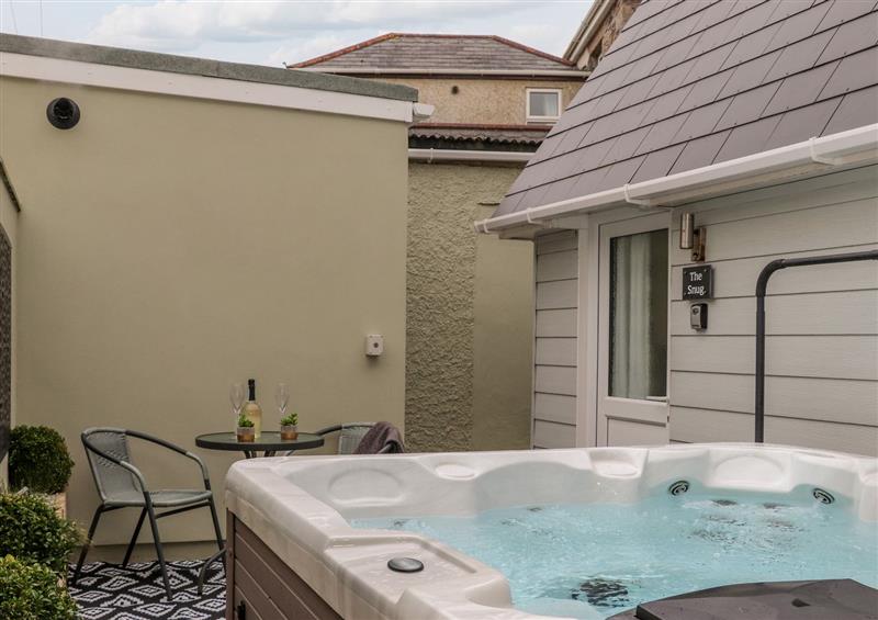Spend some time in the hot tub at The Snug, Camborne