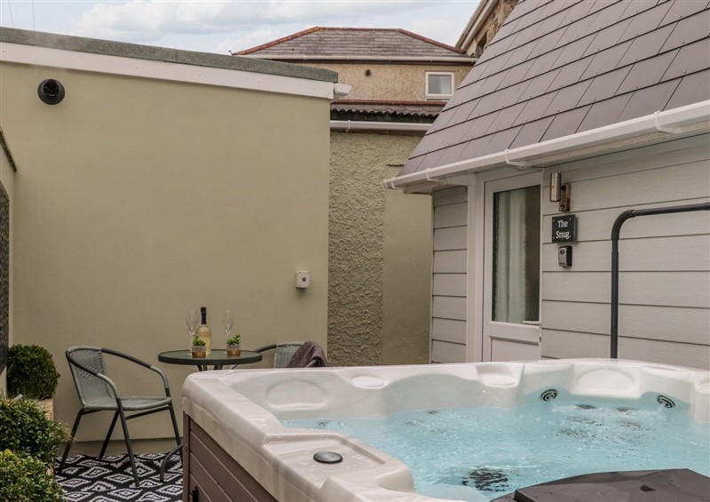 There is a hot tub at The Snug, Camborne