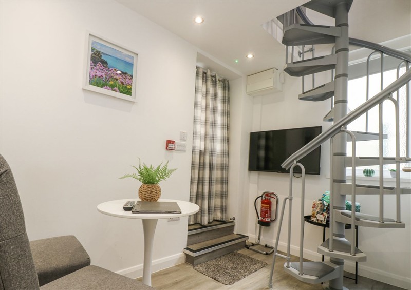 This is the living room at The Snug, Camborne