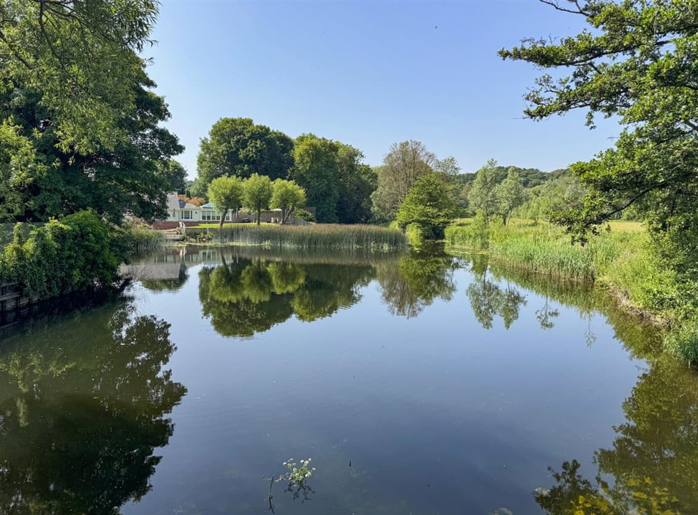 River Stour at The Snug Cottage in Stratford St. Mary, Suffolk