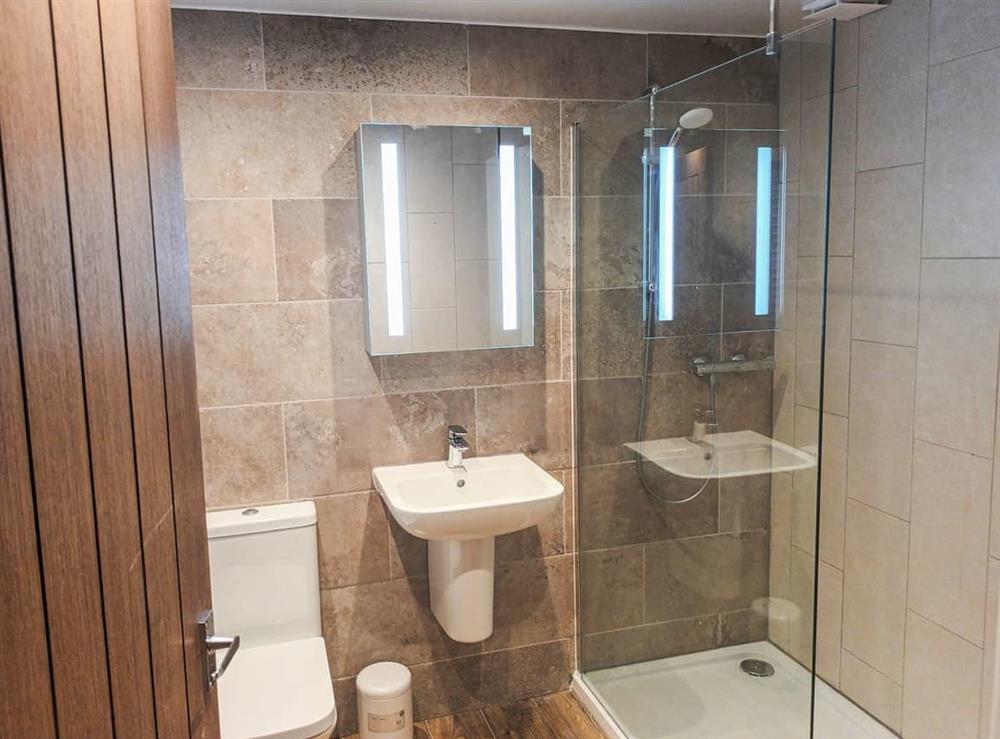 Shower room at The Snug in Dalbeattie, Kirkcudbrightshire