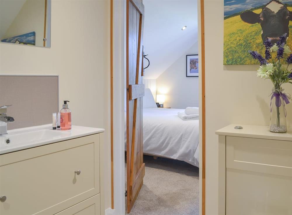 The double bedroom as seen from the en-suite at The Snug in Moorlinch, near Bridgwater, Somerset