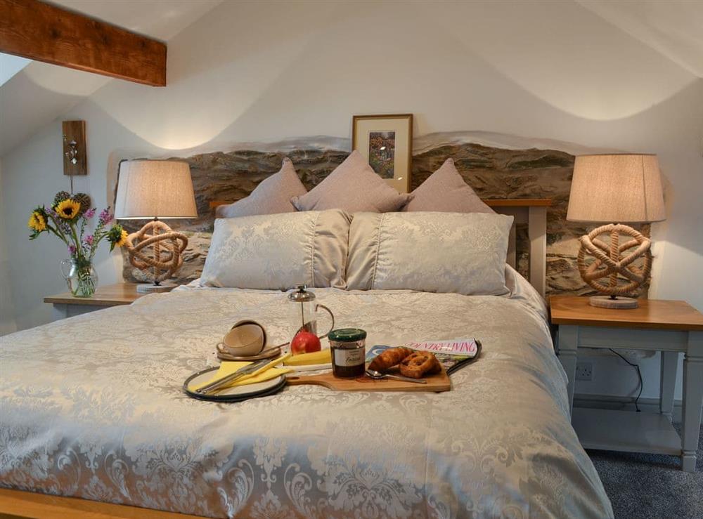 Cosy double bedroom at The Snug in Penysarn, Anglesey, Gwynedd