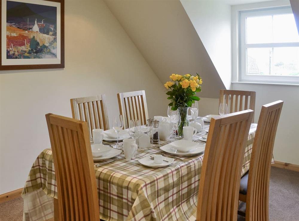 Ideal dining area at The Soup Kitchen in Borgue, near Kirkcudbright, Kirkcudbrightshire