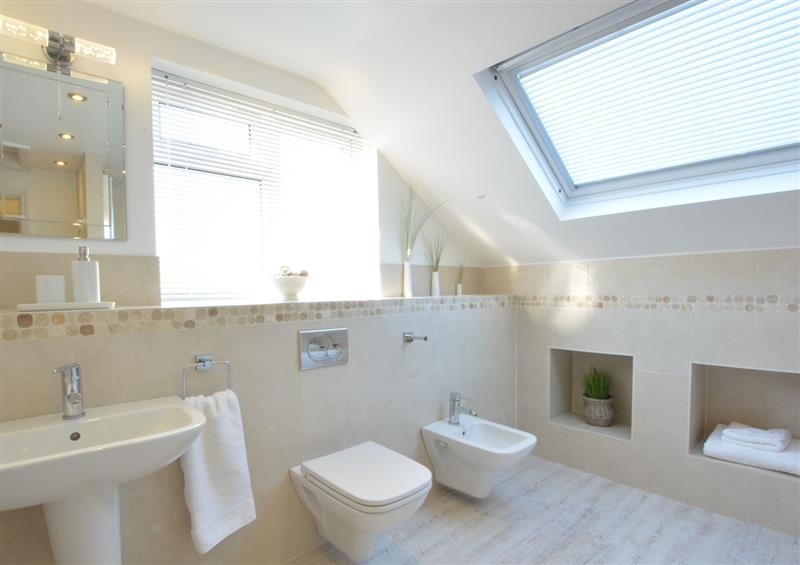 This is the bathroom at The Southwold Loft, Southwold