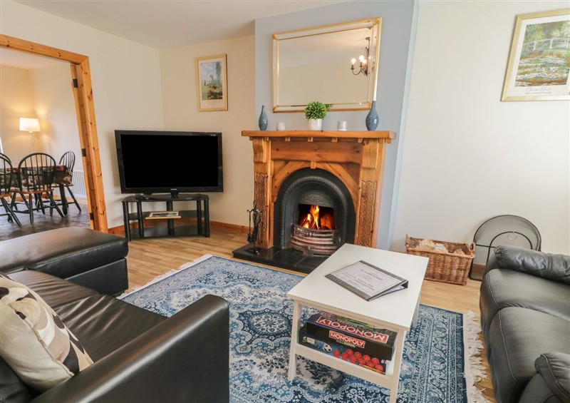 The living area at The Sperrin Getaway, Omagh