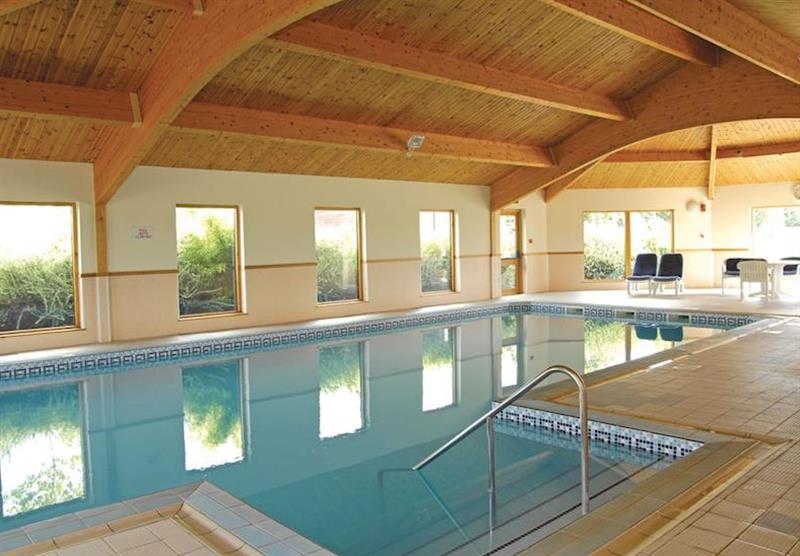 Indoor heated swimming pool at The Springs Lakeside Holiday Park in Pershore, Worcestershire