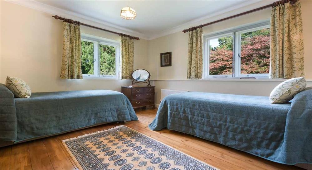 A twin bedroom at The Squire's Retreat in Norwich, Norfolk