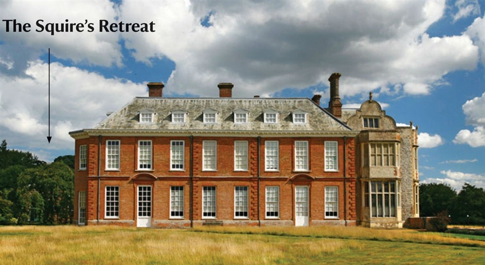 The grand Felbrigg Hall nearby The Squires Retreat, Cromer, Norfolk