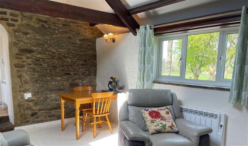 The living area at The Stable @ Canllefaes, Penparc near Cardigan