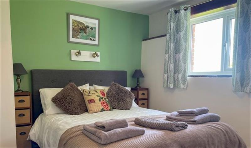 This is the bedroom at The Stable @ Canllefaes, Penparc near Cardigan