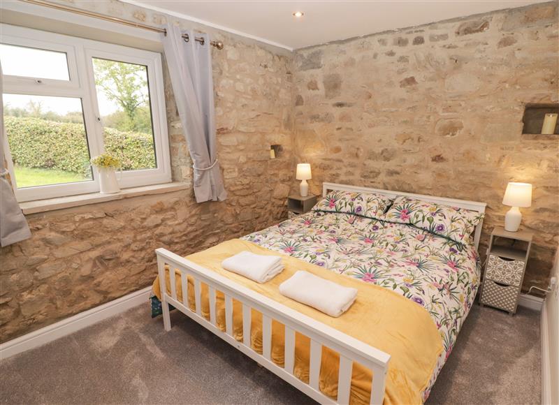 This is the bedroom at The Stable, Amroth