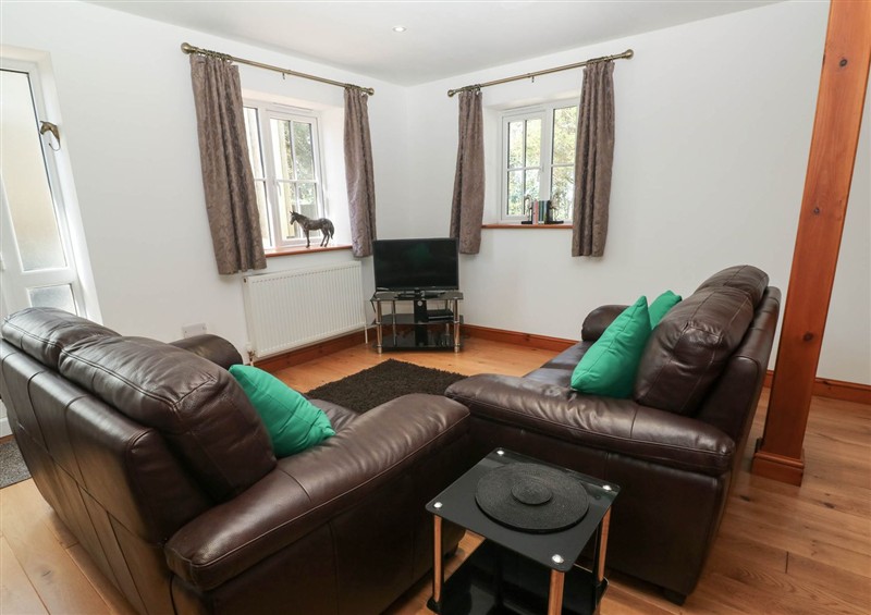 The living area at The Stable Barn, Hayle