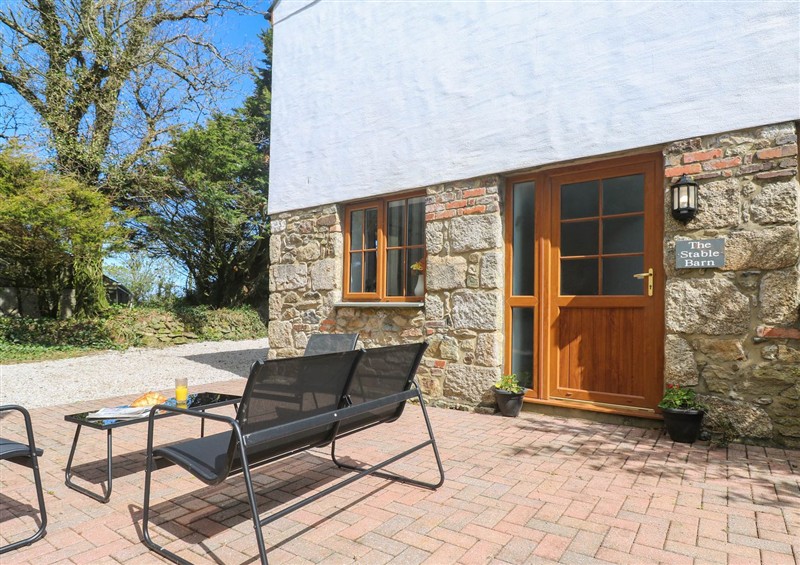This is the setting of The Stable Barn at The Stable Barn, Hayle
