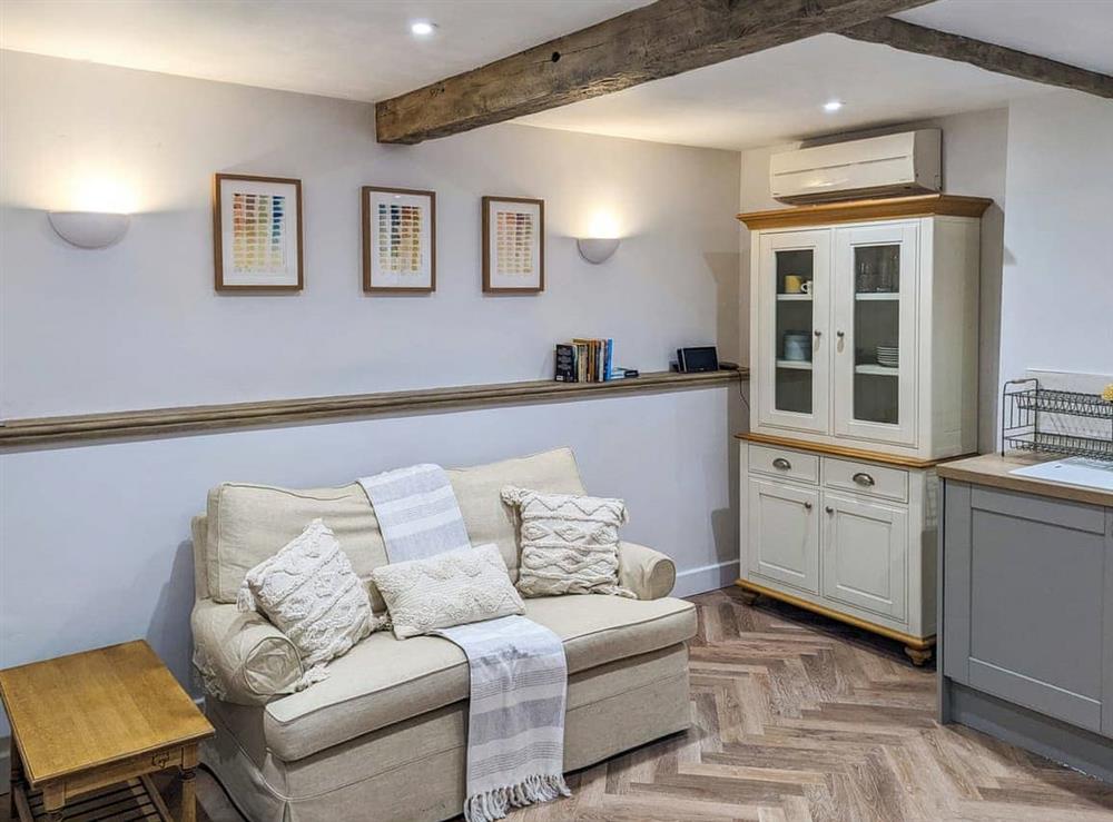 Open plan living space at The Stable in Brent Knoll, Somerset