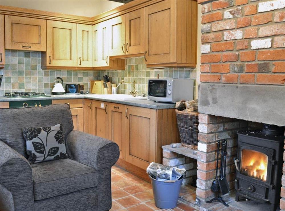 Farmhouse-style kitchen area at The Stable in Brigham, E. Yorks., North Humberside