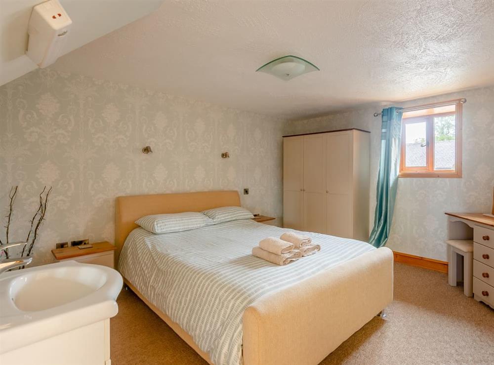 Double bedroom at The Stable in Capel Seion, near Aberystwyth, Dyfed