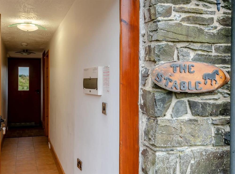 Hallway at The Stable in Capel Seion, near Aberystwyth, Dyfed