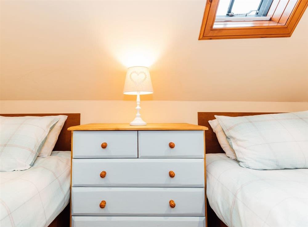 Twin bedroom at The Stable in Castle Douglas, Kirkcudbrightshire