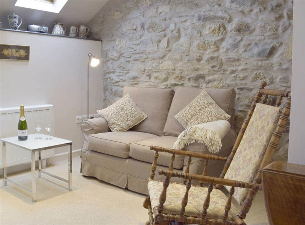 Comfy seating within living room at The Stable in Clarbeston Road, Dyfed