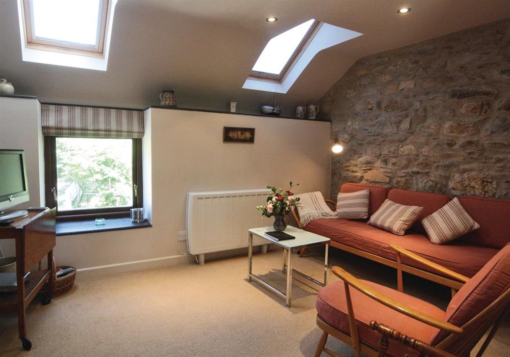 The Stable sitting/dining room at The Stable in Clarbeston Road, Dyfed