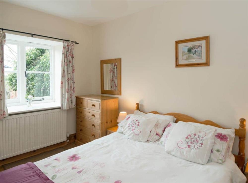 Comfortable double bedroom at The Stable in Foxham, near Chippenham, Wiltshire