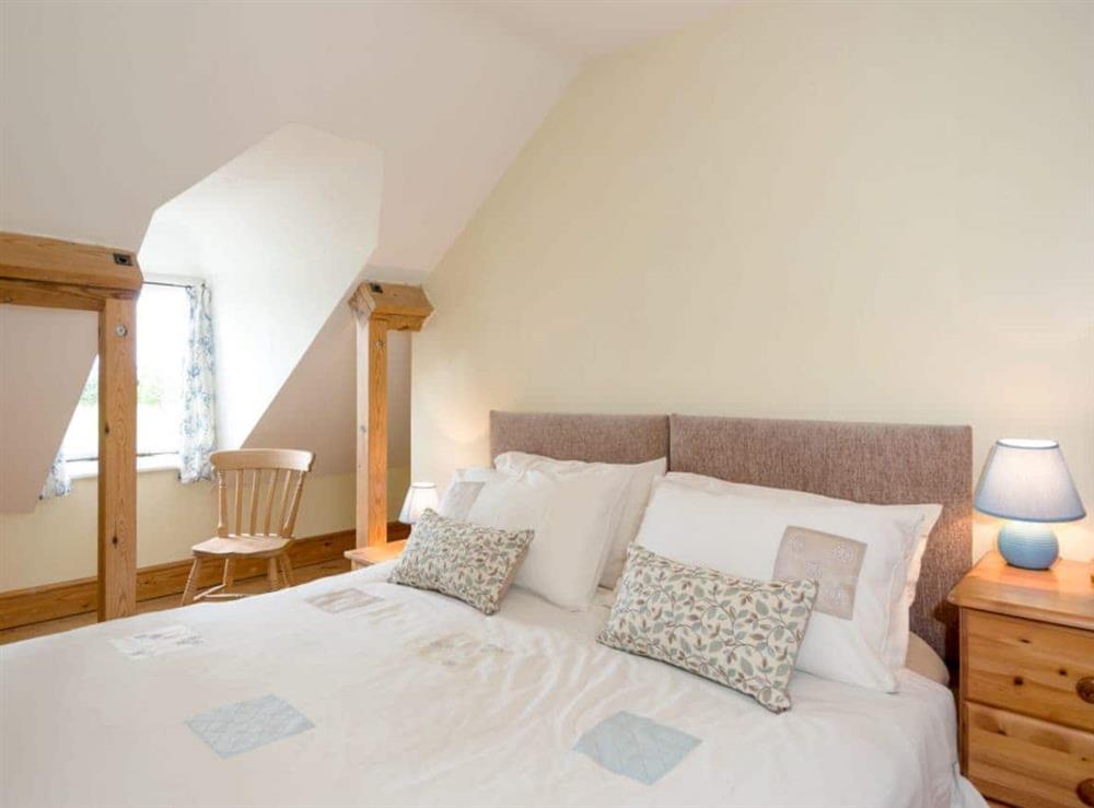 Double bedroom at The Stable in Foxham, near Chippenham, Wiltshire
