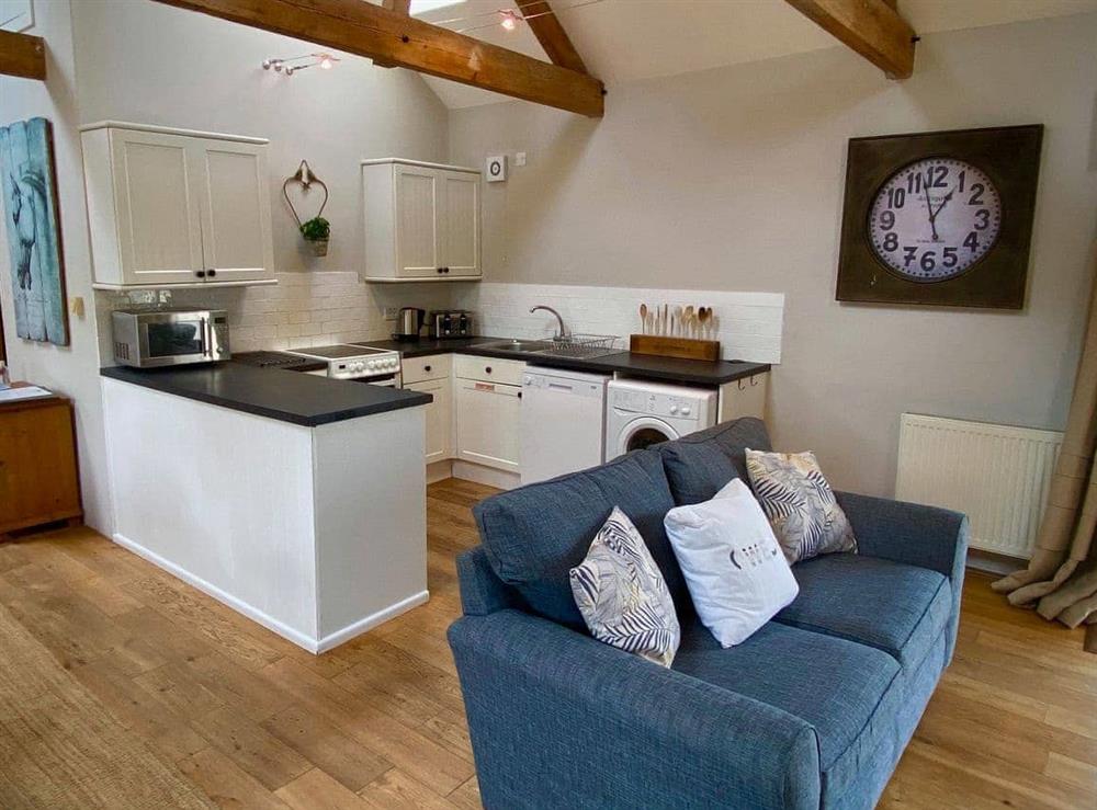Open plan living space (photo 3) at The Stable in Godolphin Cross, Helston, Cornwall., Great Britain