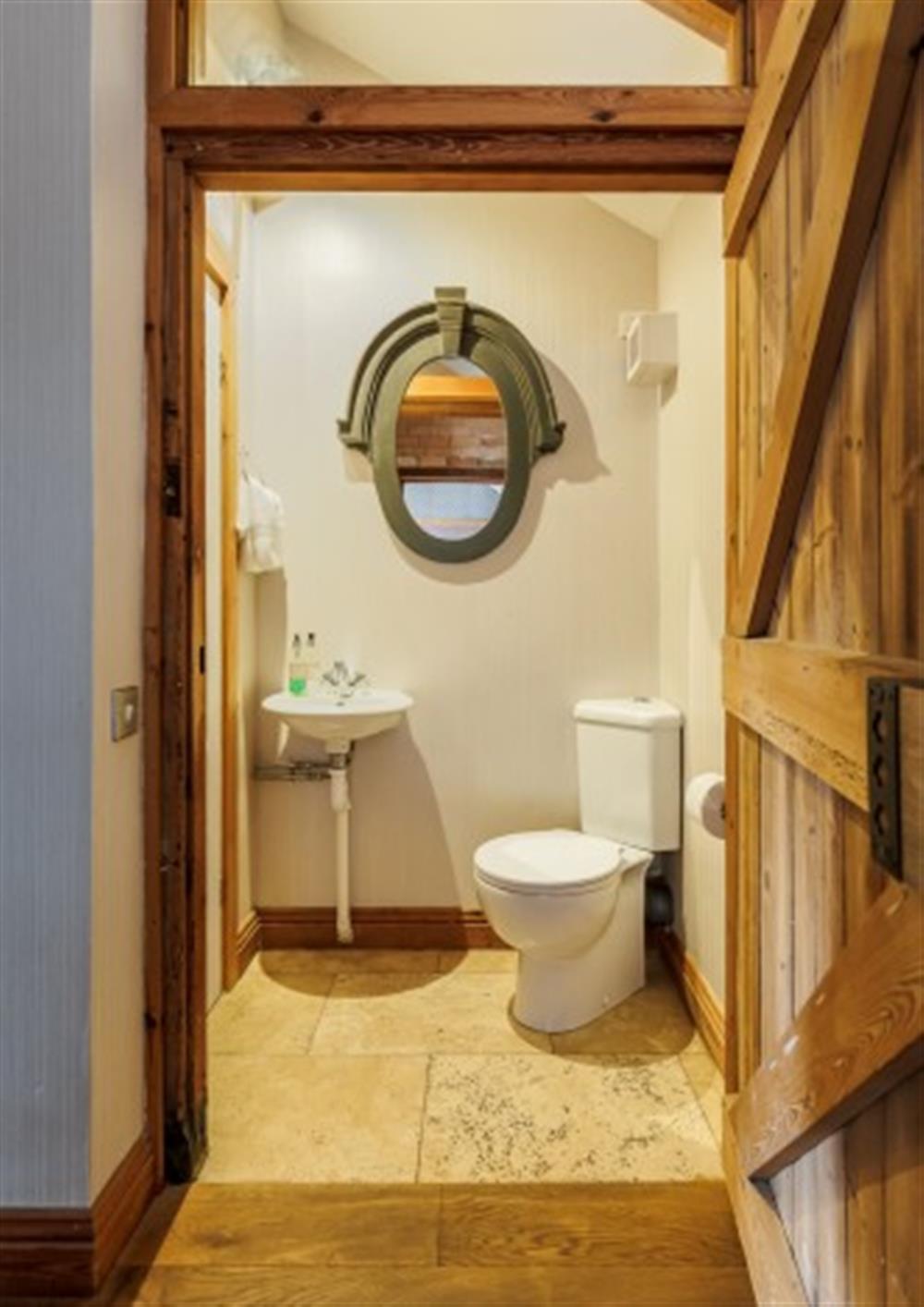 This is the bathroom at The Stable House in Poole