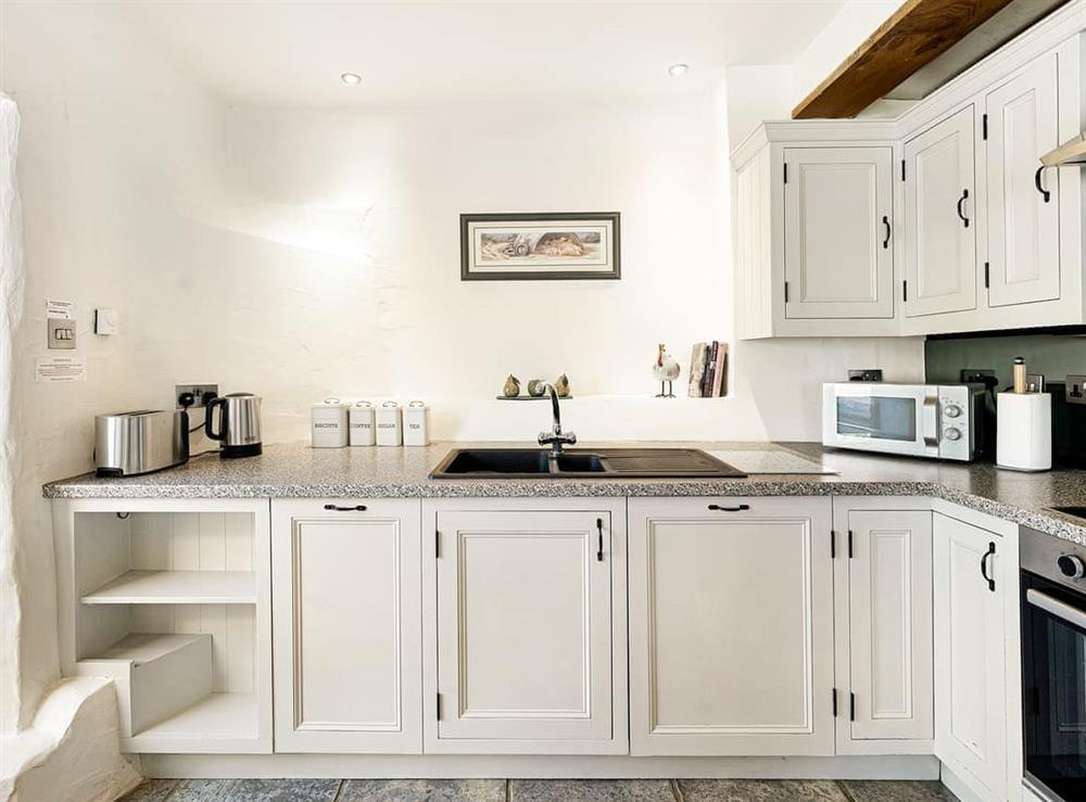 Kitchen area at The Stable in Kingsbridge, Devon