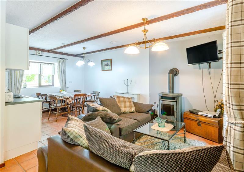 The living area at The Stable, Llandysul