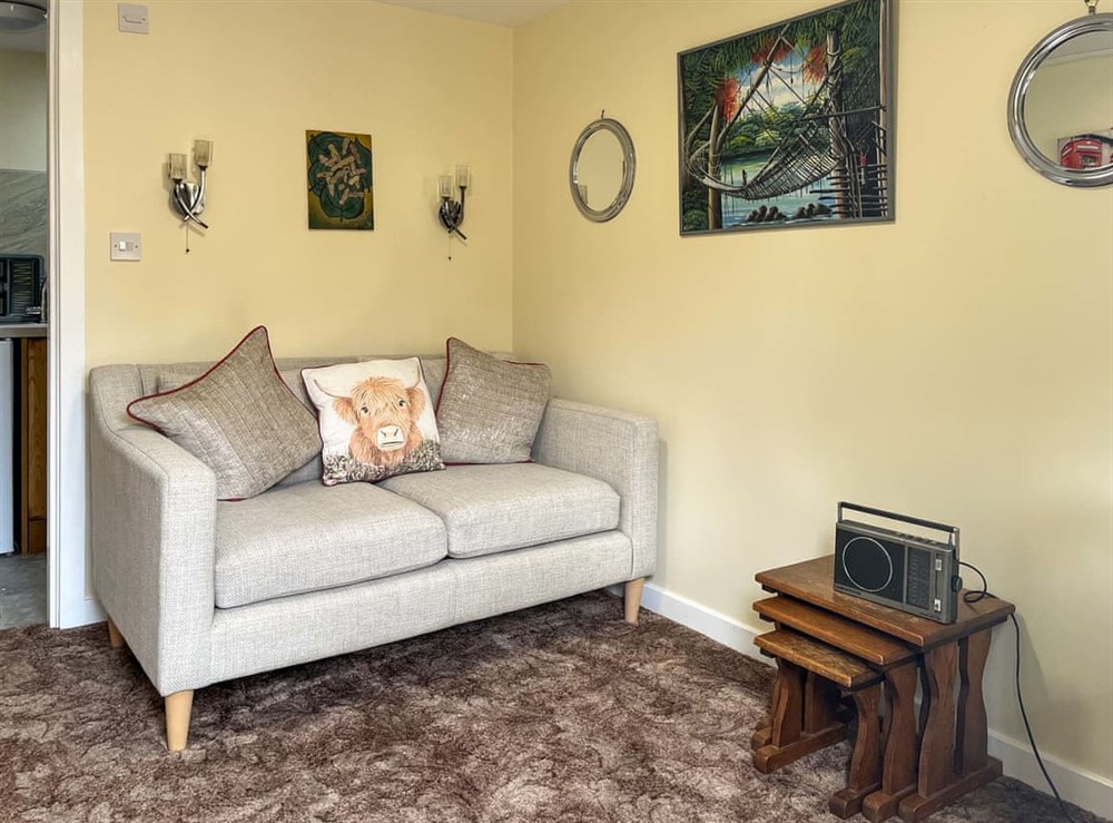 Open plan living space at The Stable Room in Berwick-upon-Tweed, Northumberland