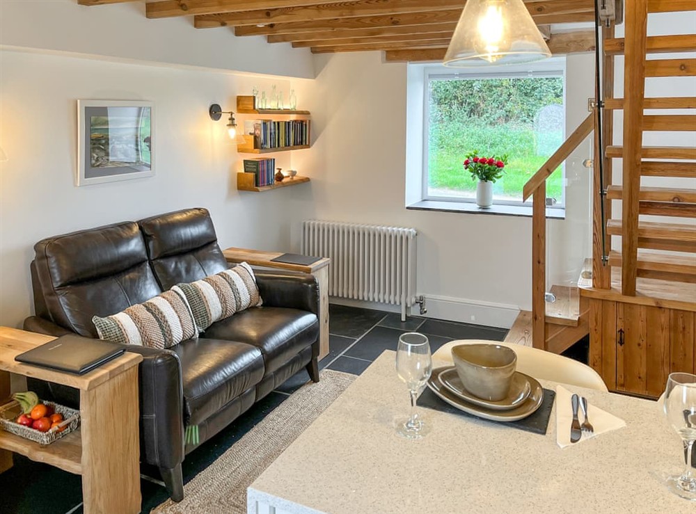 Open plan living space at The Stable in Sneaton, near Whitby, North Yorkshire