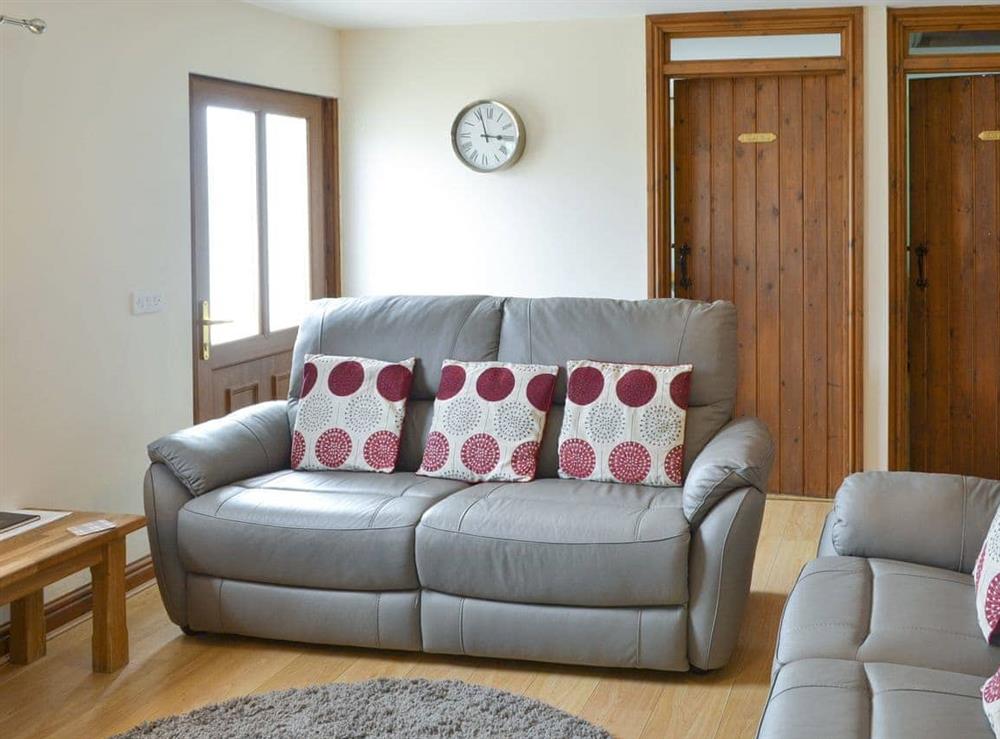 Comfortable living area at The Stables in Abererch, Pwllheli, Gwynedd