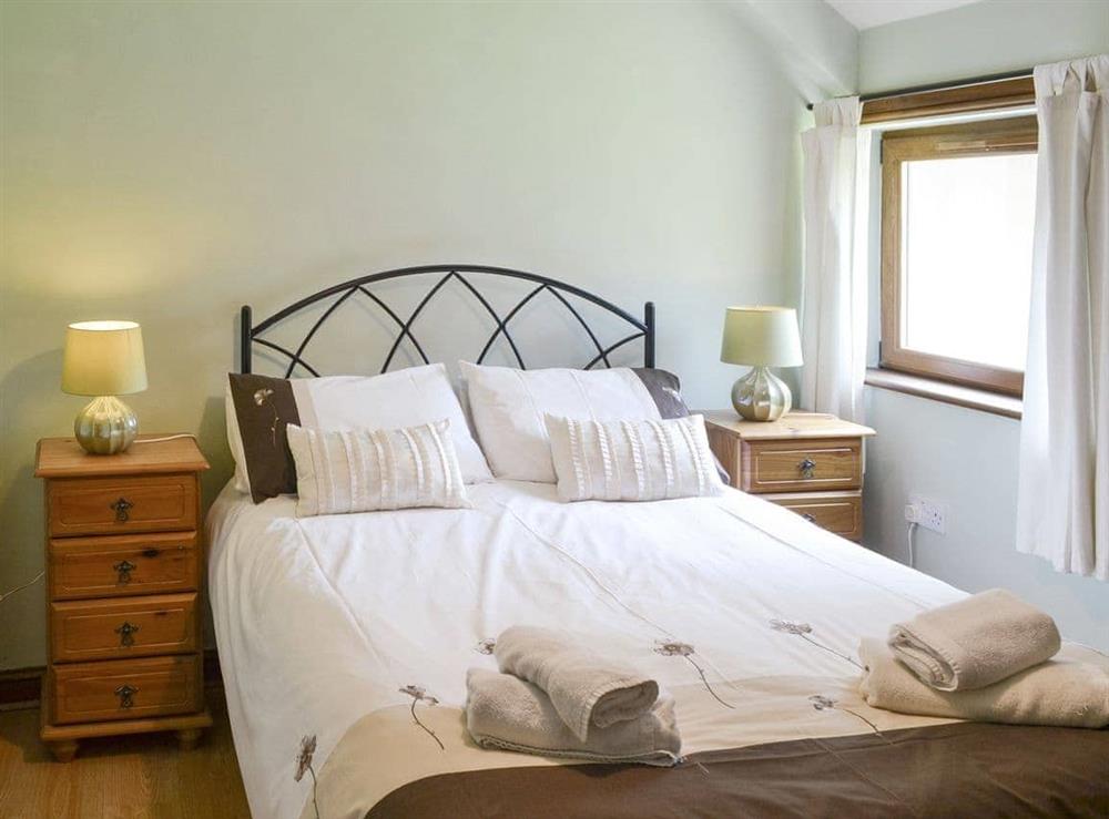 Relaxing double bedroom at The Stables in Abererch, Pwllheli, Gwynedd