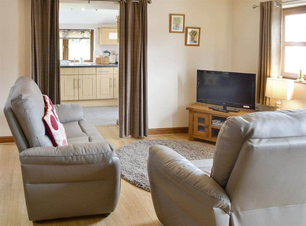 Welcoming living area at The Stables in Abererch, Pwllheli, Gwynedd