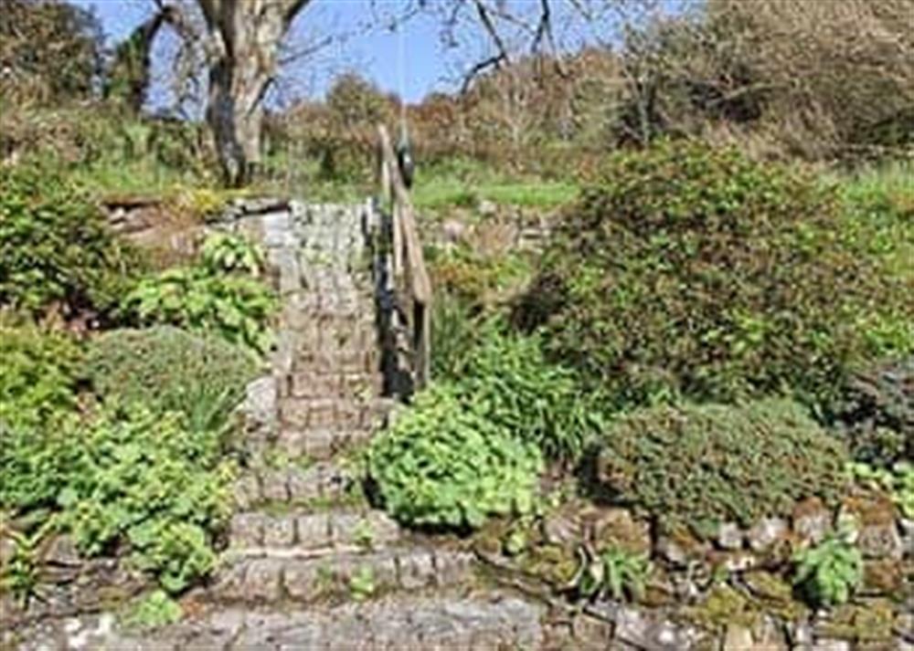 Garden at The Stables in Ardmaddy Castle, Nr Oban, Argyll., Great Britain