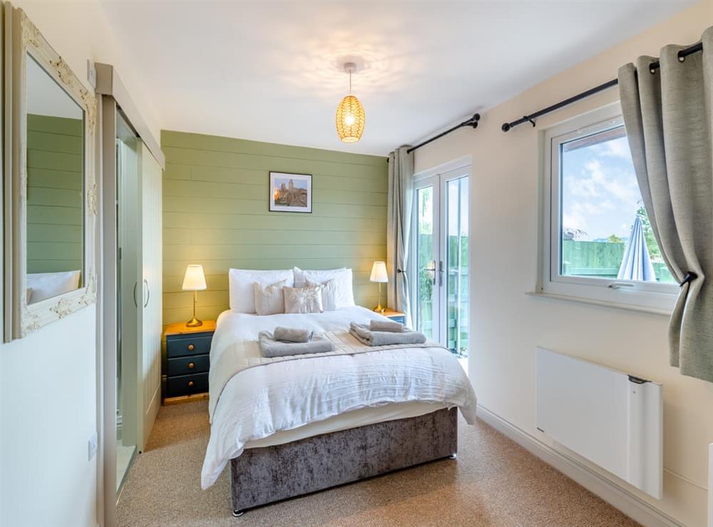 Double bedroom at The Stables at Edderton Hall in Forden, near Welshpool, Powys