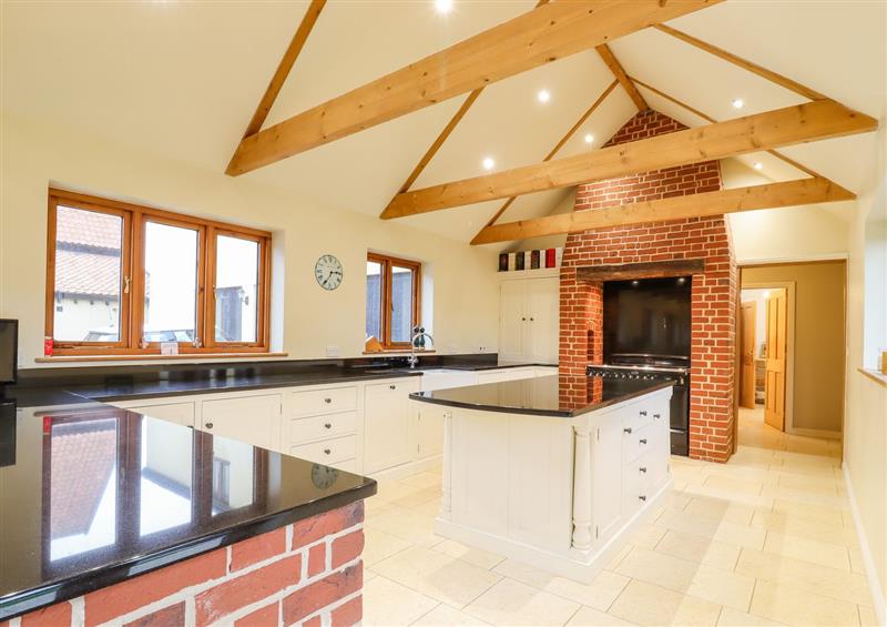 The kitchen at The Stables at Hall Barn, Wattisfield near Walsham-Le-Willows