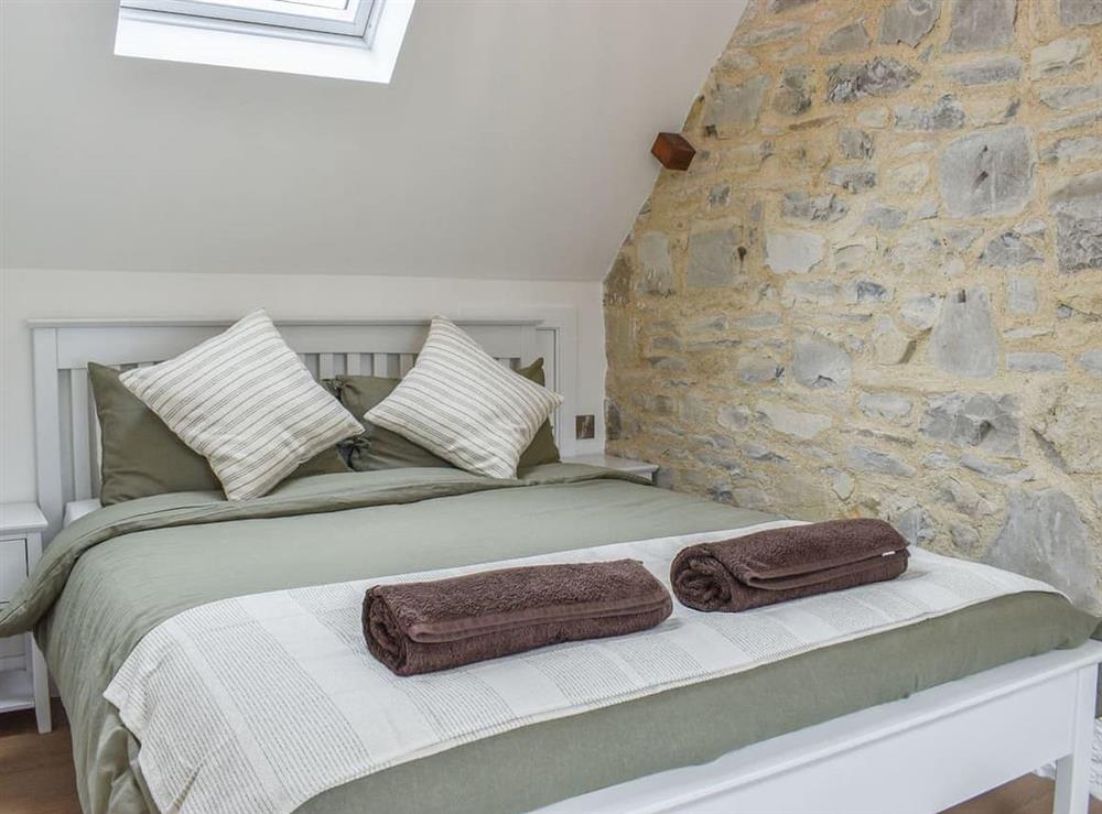 Double bedroom at The Stables in Badgworth, near Axbridge, Somerset