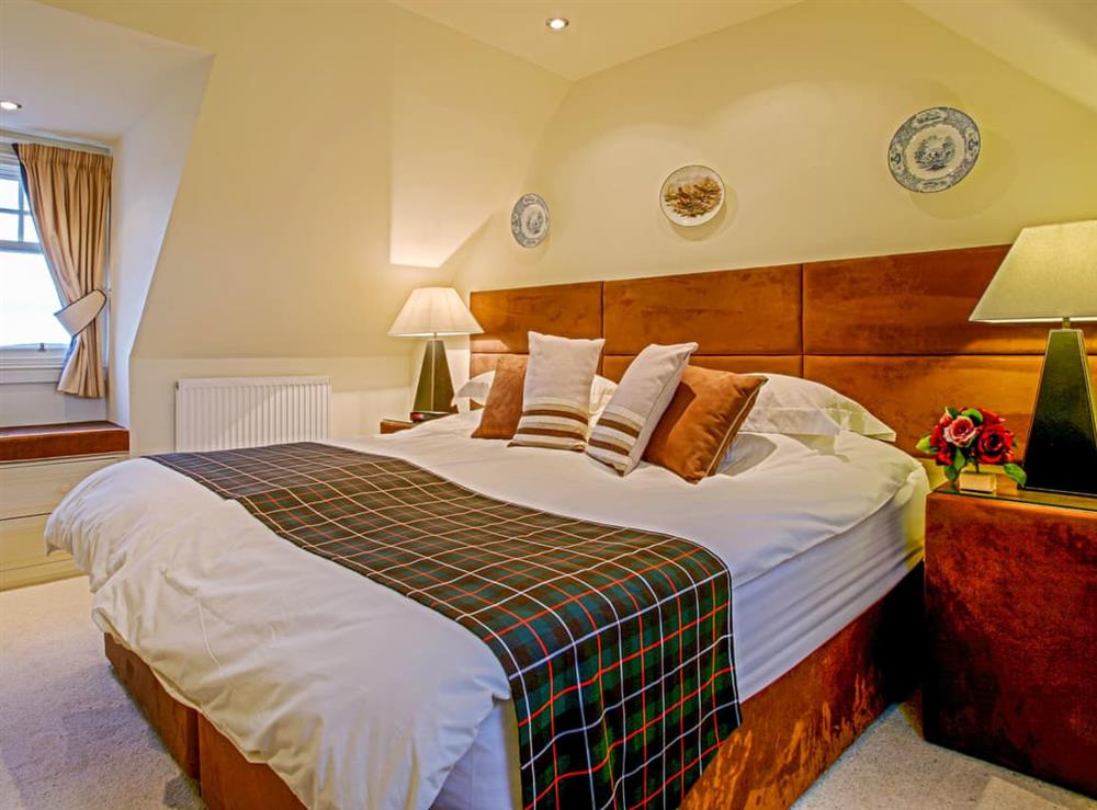 Double bedroom at The Stables in Balfron Station, near Drymen, Lanarkshire