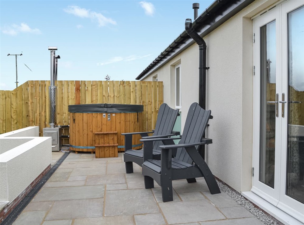Hot tub at The Stables in Bempton, near Bridlington, North Humberside