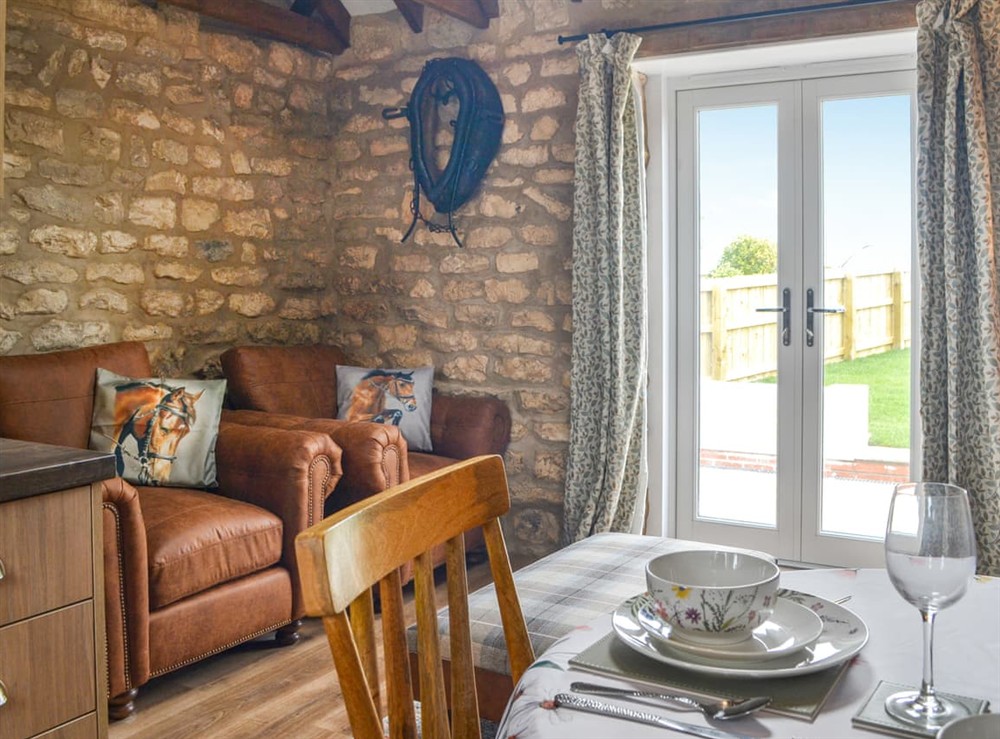 Open plan living space at The Stables in Bempton, near Bridlington, North Humberside